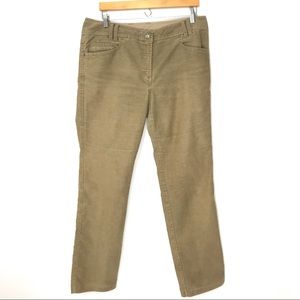 ExOfficio Womens 14 Straight Leg Corduroy Pants